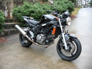 SV650 side view