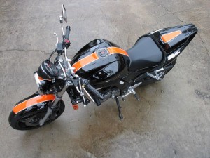 SV650 top view