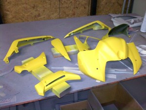 FZ1 parts in basecoat