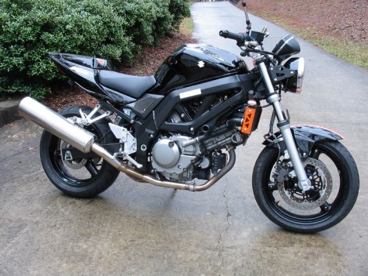 07 SV650N black & orange