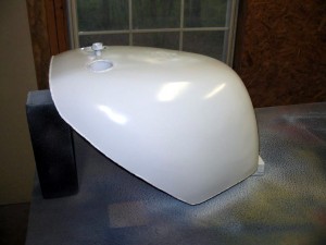 tank primed with epoxy