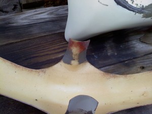 Front fender repair