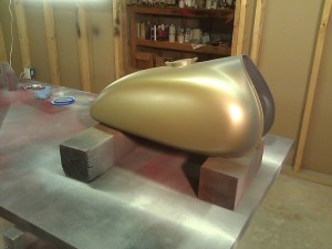 gold base coat