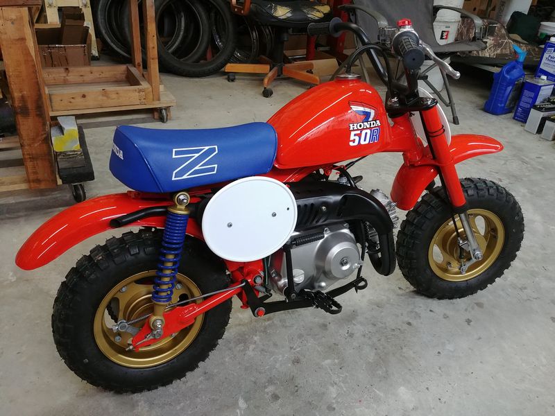 1986 Honda Z50R Finished! National Superbike