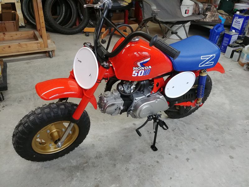 1986 Honda Z50R Finished! National Superbike