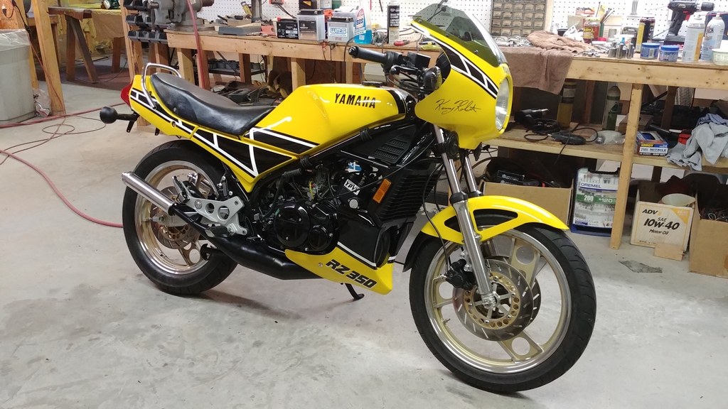 1985 Yamaha RZ350 restoration - Suzuki SV650 Forum: SV650 